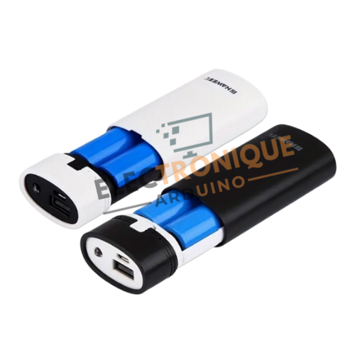 boîte de stockage pour 2 batteries 18650