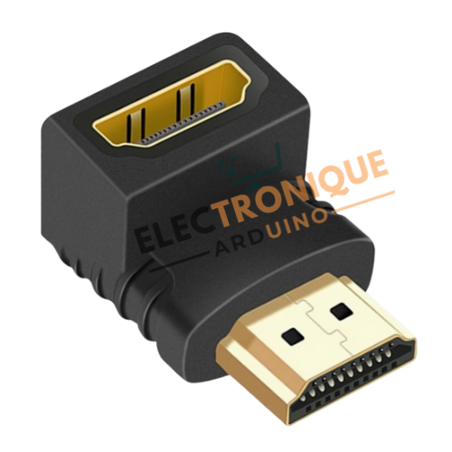 Adaptateur HDTV à 90 degrés
